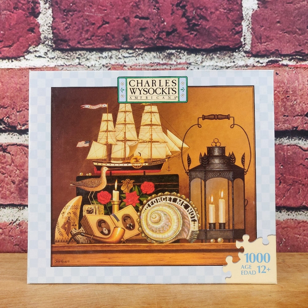 Charles Wysocki, Forget Me Not, 1000 Piece Puzzle, New